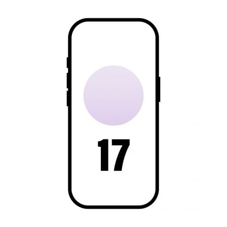 Smartphone Apple iPhone 17 256GB/ 6.3'/ 5G/ Lavanda